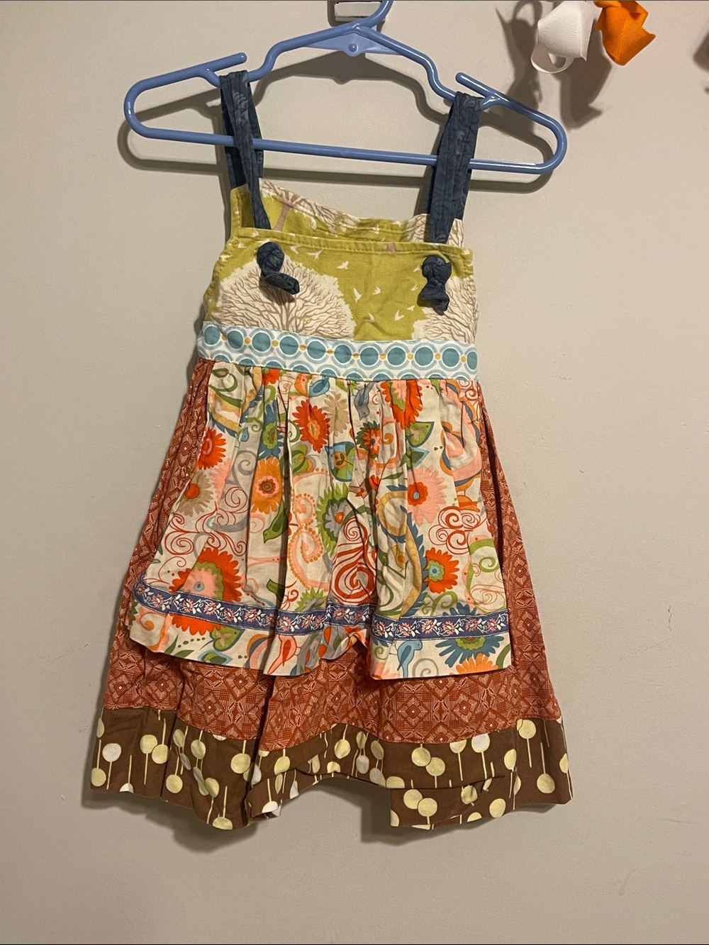 Girls size 2 Matilda Jane Floral Patchwork Sundress